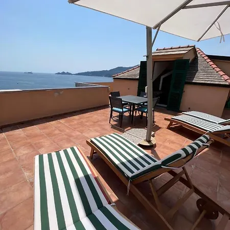 Welcome Riviera - Attico San Faustino 165 Mq Piu 110 Mq Di Terrazza- In 700 ,vista Mare Strepitosa-100 M Dalla Spiaggia-parking Esclusivo * Rapallo