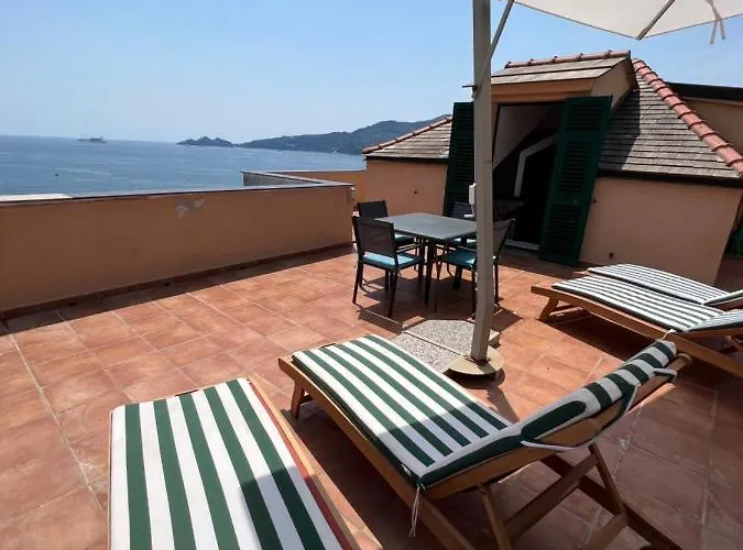 Welcome Riviera - Attico San Faustino 165 Mq Piu 110 Mq Di Terrazza- In 700 ,vista Mare Strepitosa-100 M Dalla Spiaggia-parking Esclusivo * Rapallo