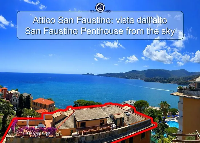 Holiday home Attico San Faustino: Beachfront With Panoramic Sea Views